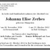 Mangesius Johanna Elise 1926-2012 Todesanzeige